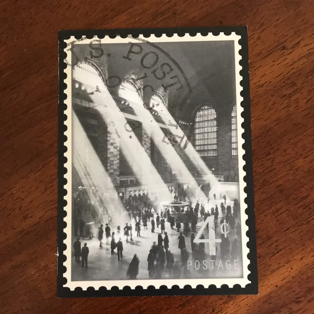 IKEA Vintage Collection Black & White Sepia Travel Stamps Prints